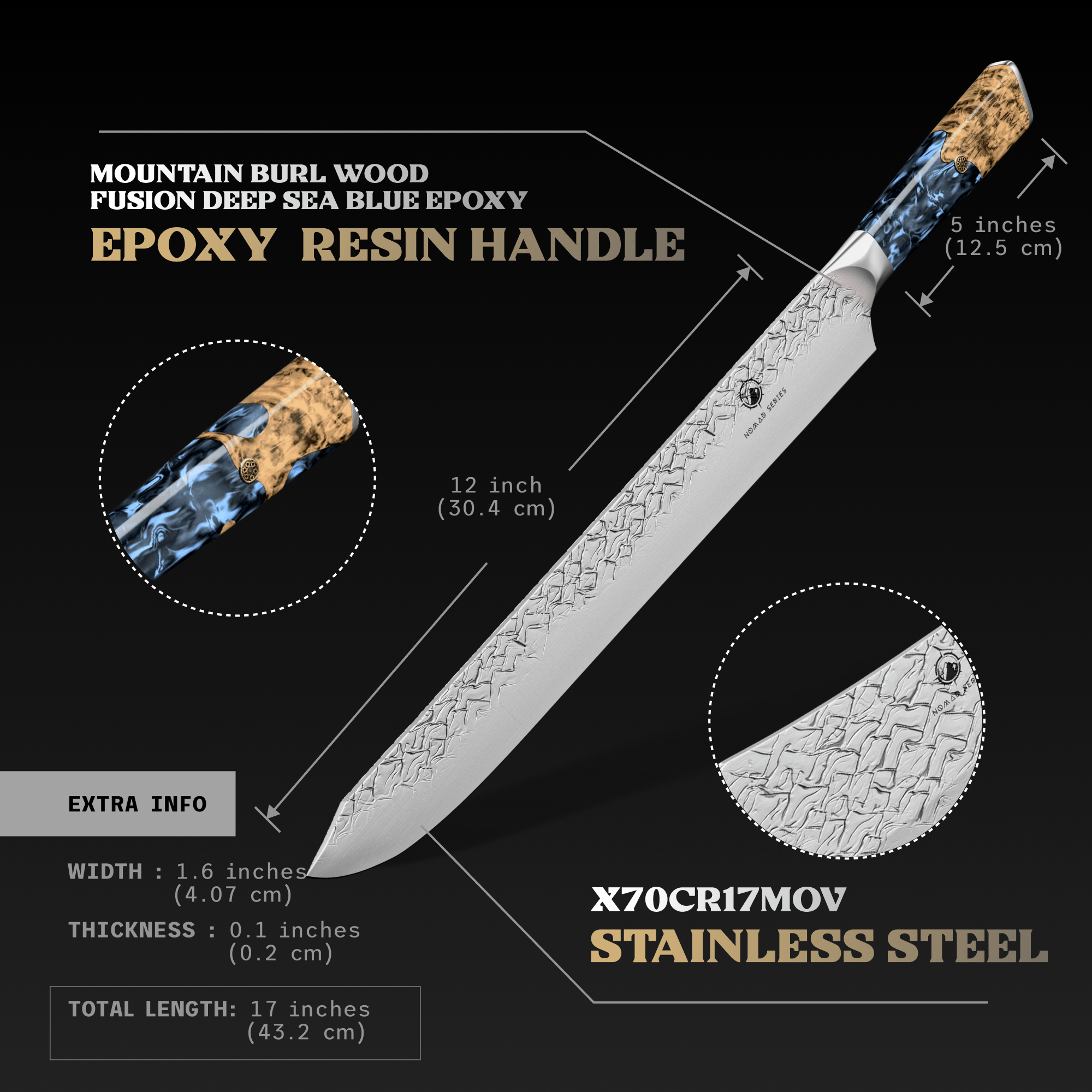 Nomad Series 12" Slicer - TheCookingGuild