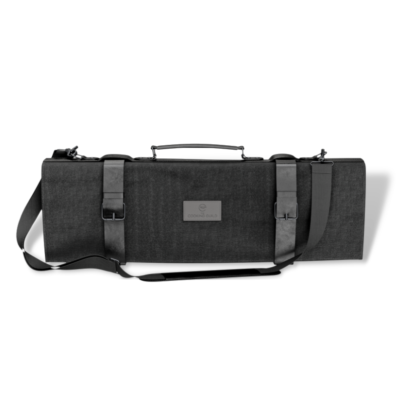 Heavy Duty Waxed Canvas Leather Knife Roll