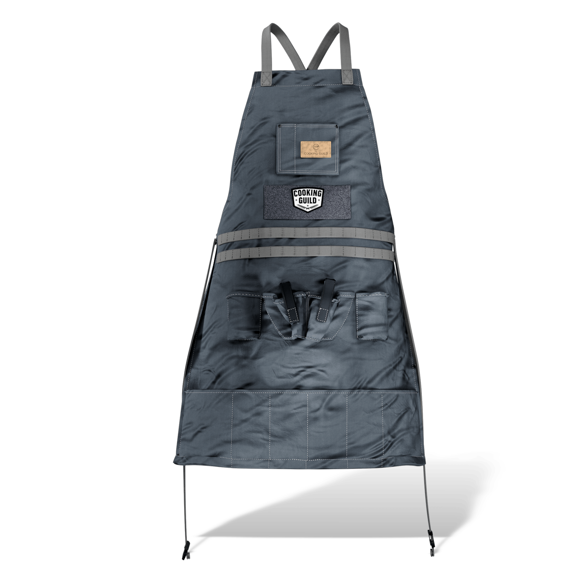 Charcoal Cotton BBQ Utility Apron - TheCookingGuild