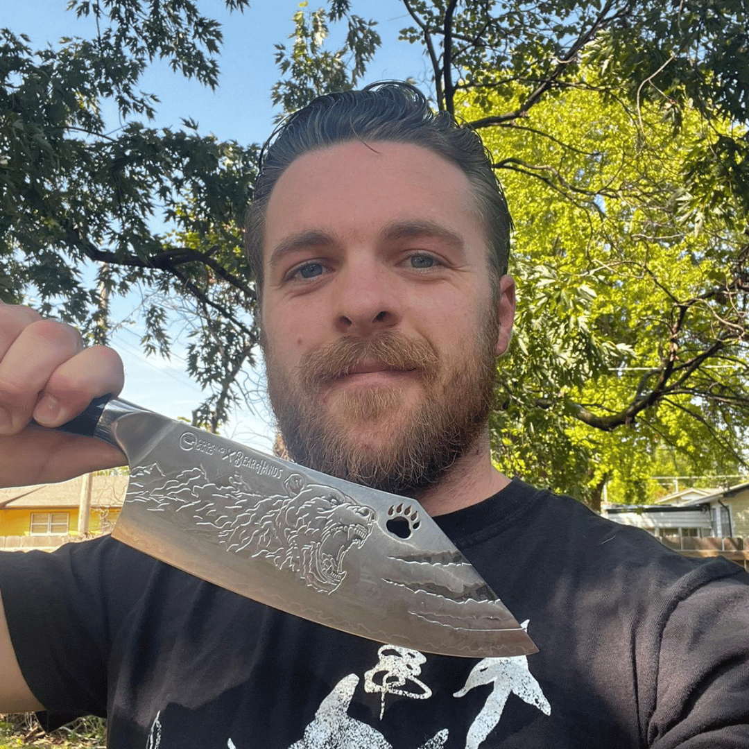 FoodWithBearHands Nomad San Mai Cleaver