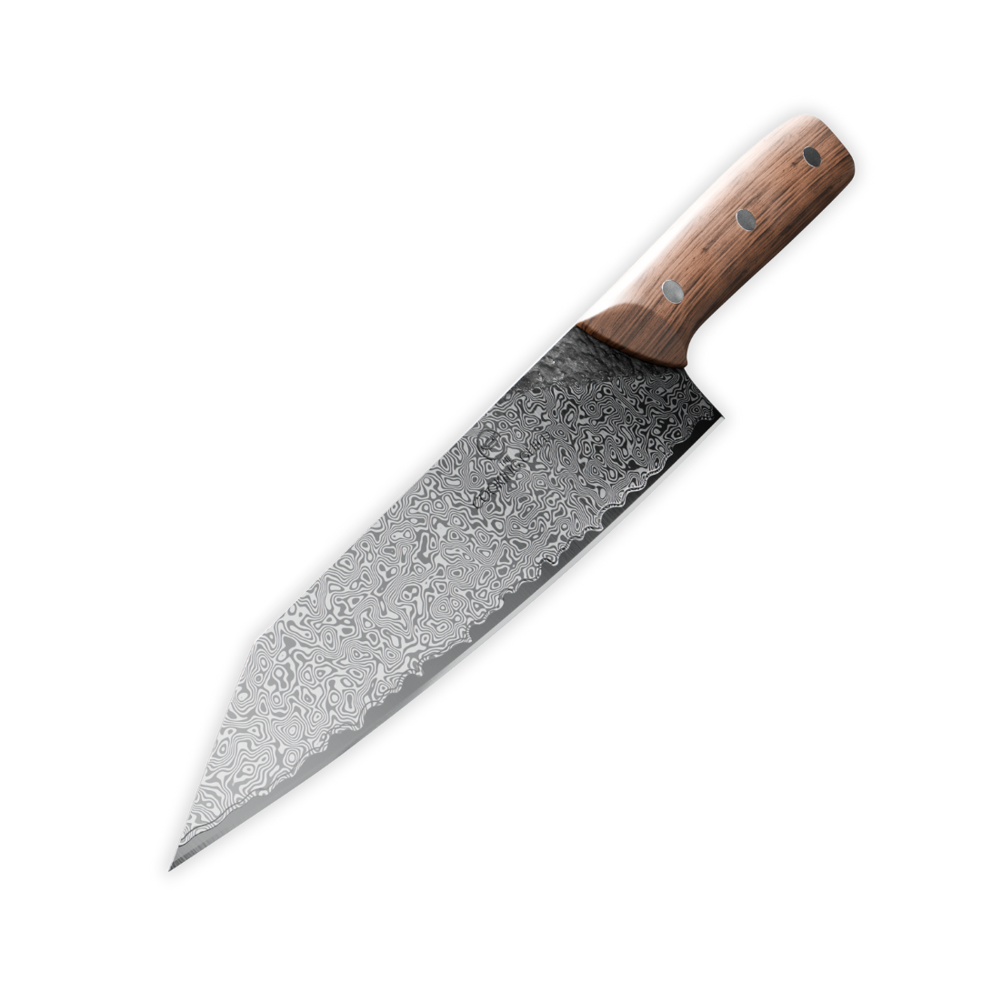 Guild 6th Bushcraft Damascus 7β Bunka