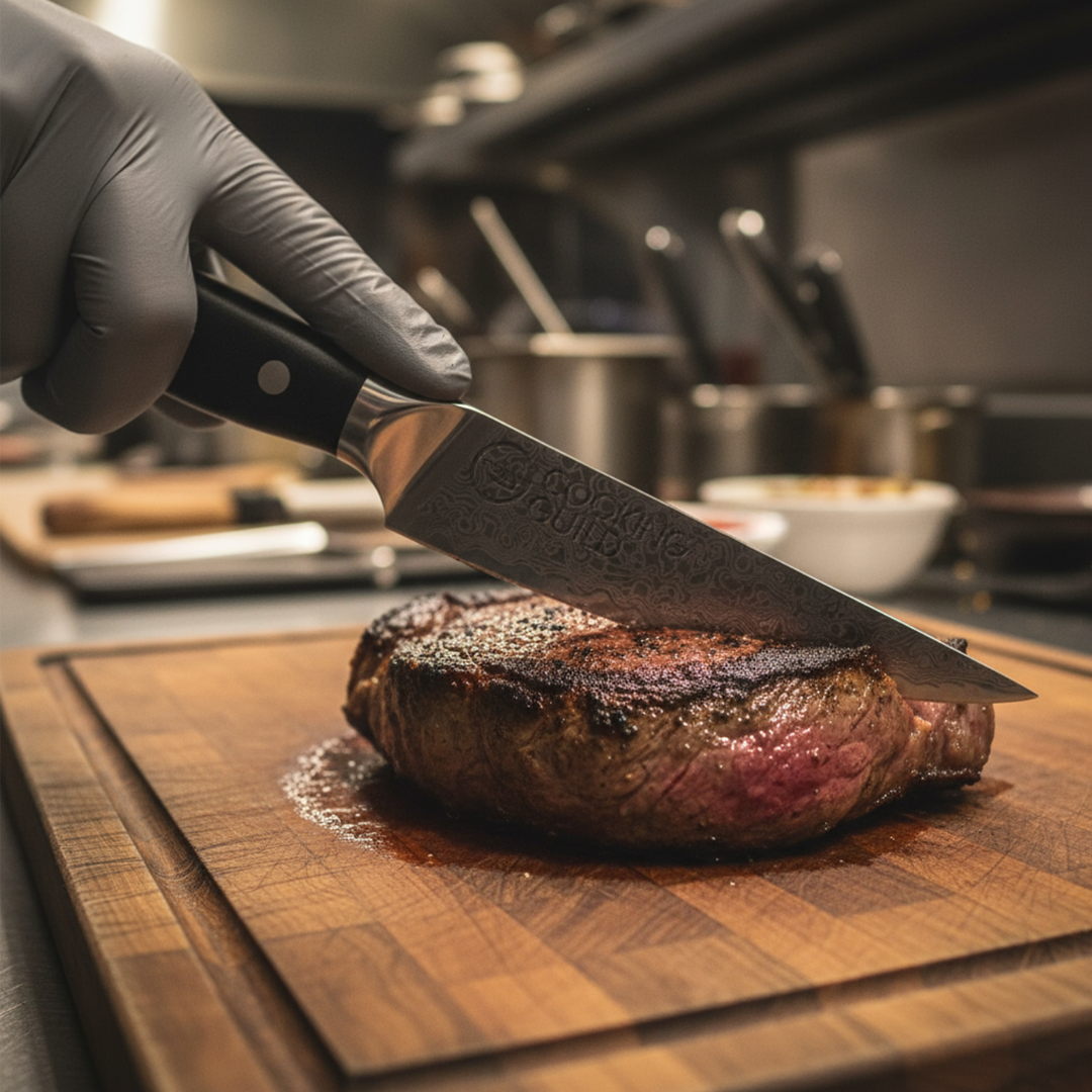 5" Damascus Steak Knives