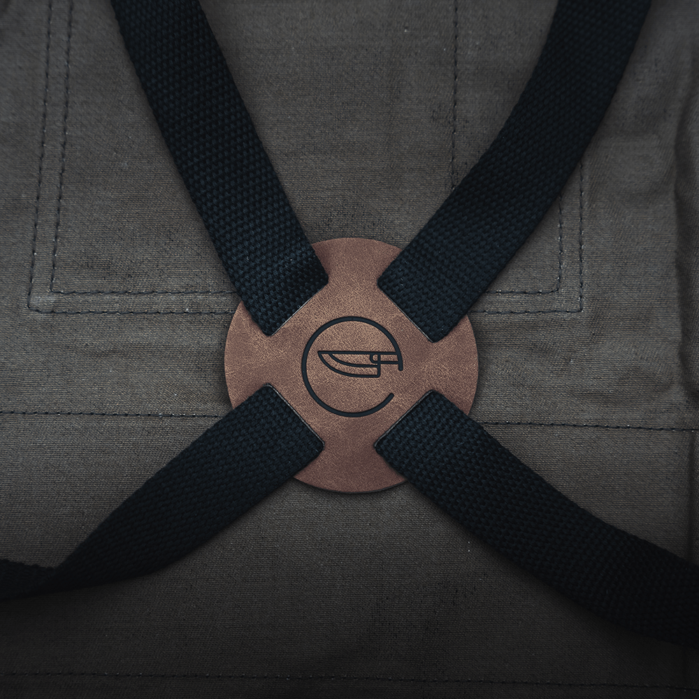 Charcoal Cotton BBQ Utility Apron - TheCookingGuild