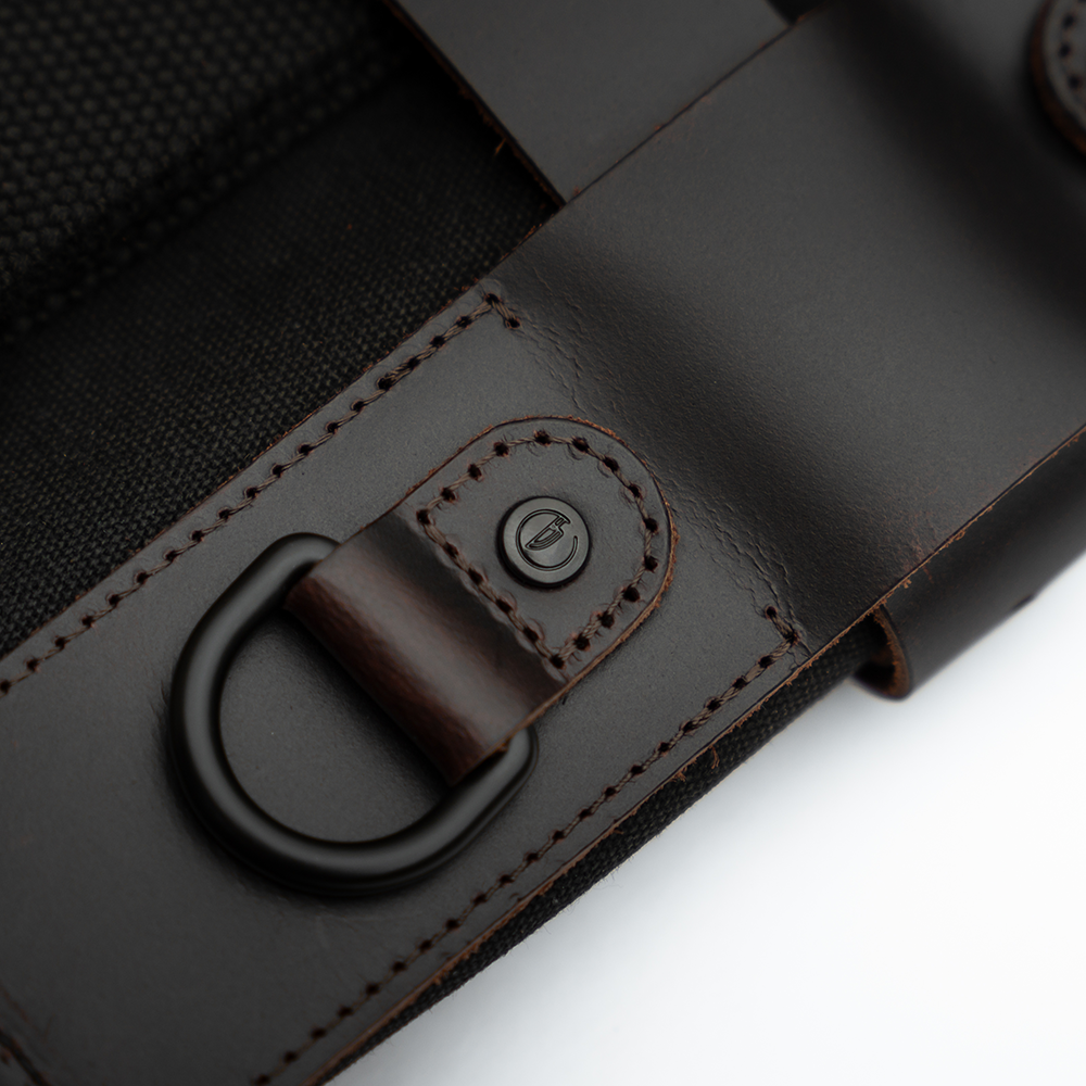 Heavy Duty Waxed Canvas Leather Knife Roll