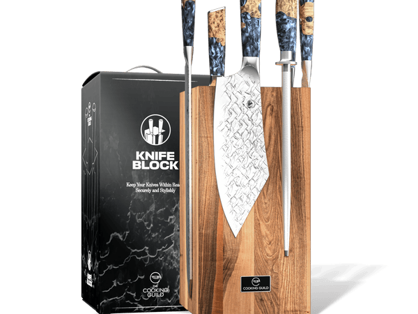 Why You Need the Cooking Guild Magnetic Knife Block Holder