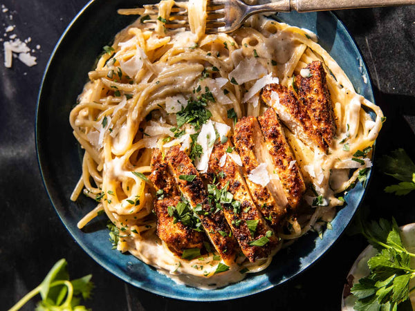 Need a 25 min meal this week? Try this Cajun Chicken Alfredo Recipe