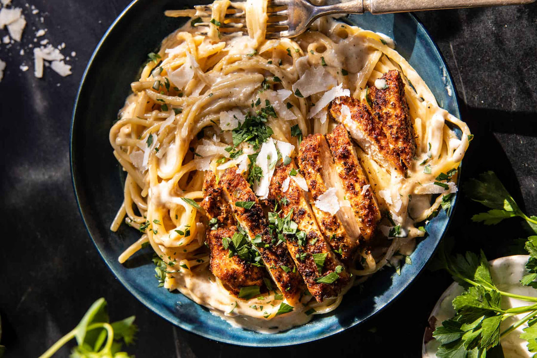 Need a 25 min meal this week? Try this Cajun Chicken Alfredo Recipe