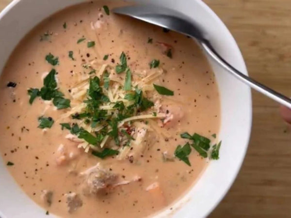 Smoked Parmesan and Sausage Soup Recipe!