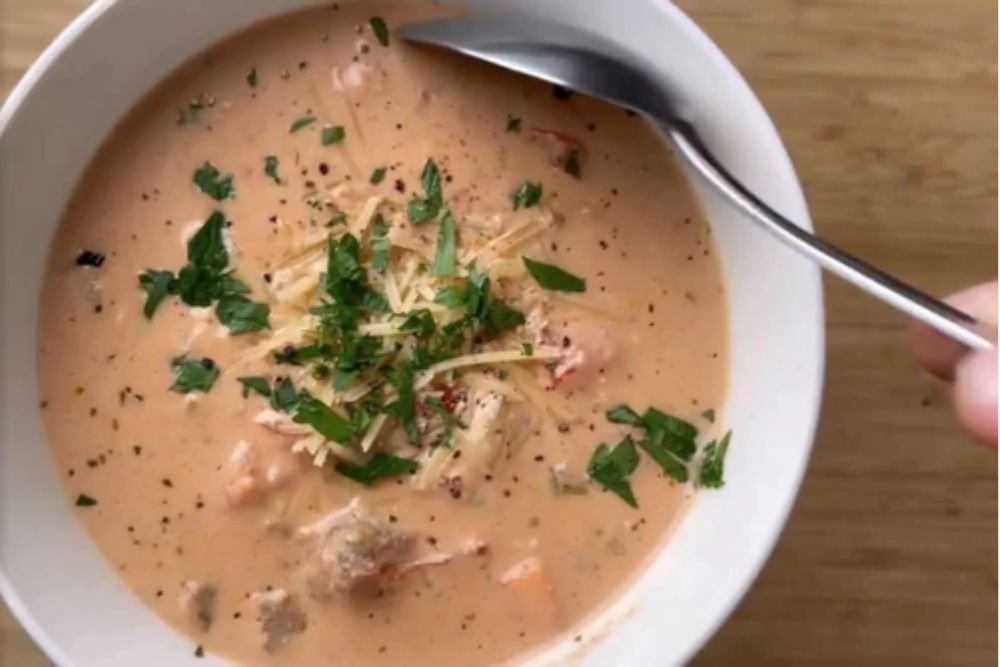 Smoked Parmesan and Sausage Soup Recipe!