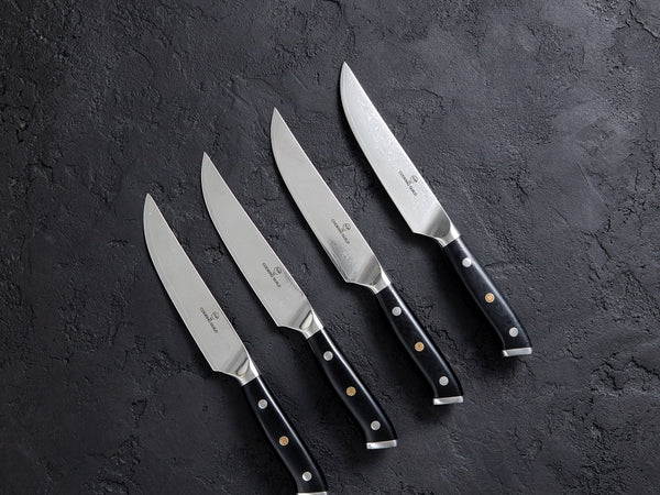 Plain Edge Steak Knives vs Serrated Steak Knives: What Makes a Plain Edge Steak Knife the Better Option