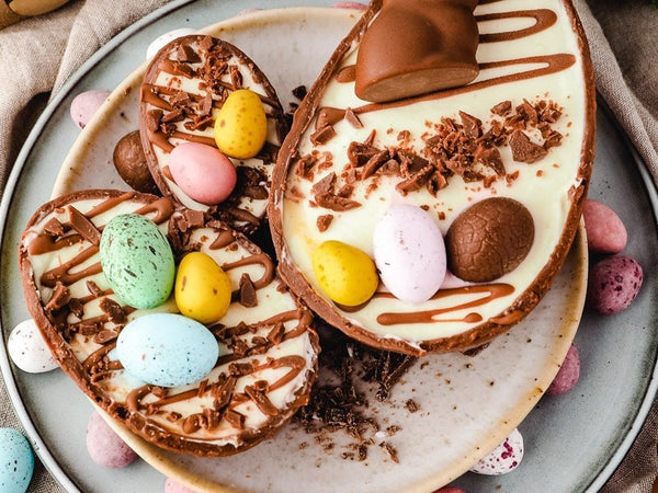 Loaded Cheesecake Easter Eggs