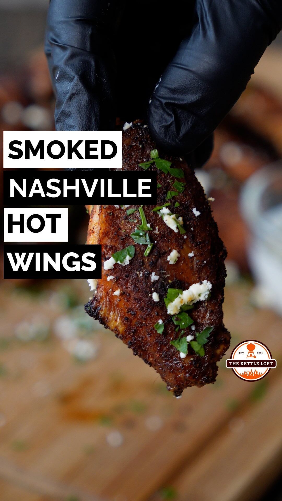Smoked Nashville Hot Wings
