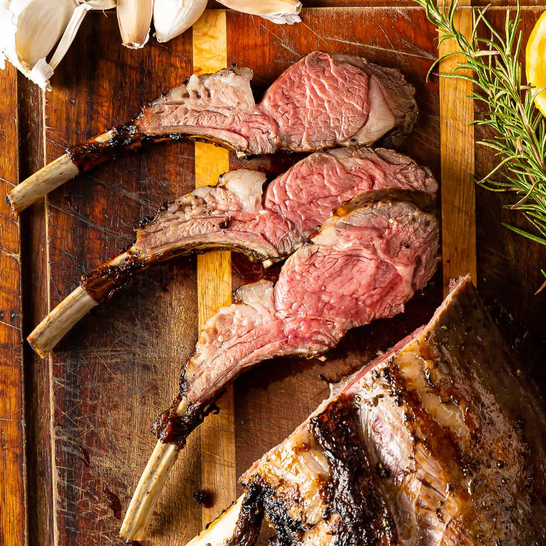 Fire Roasted Rack of Lamb