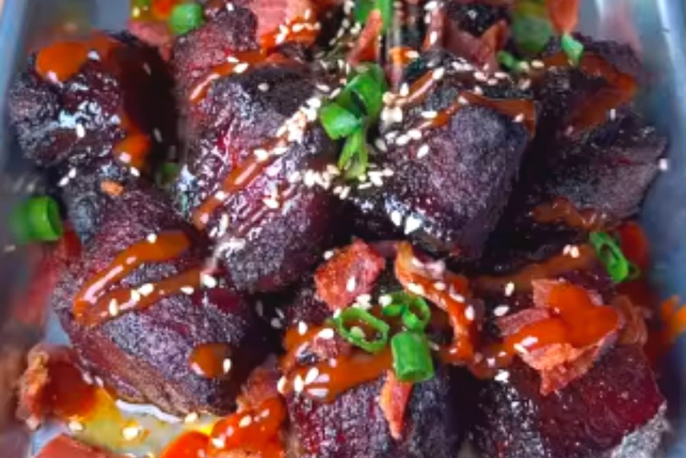 Maple Bacon Bourbon Sriracha Burnt End