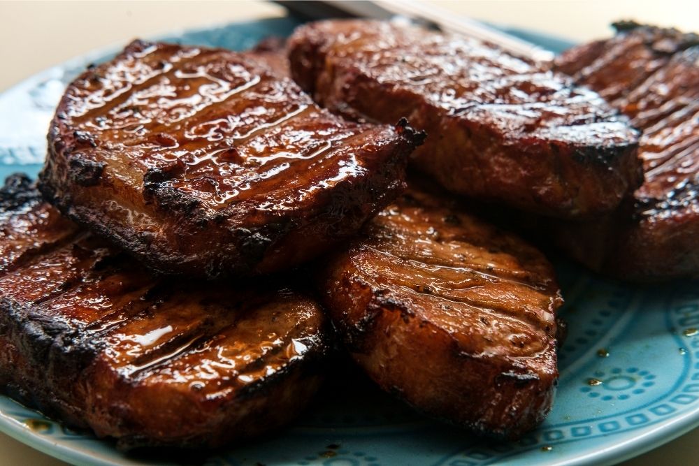 Grilled Stuffed Pork Chops Recipe
