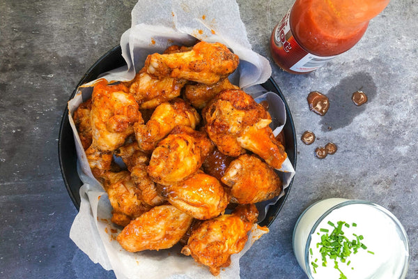 Buffalo Wings With Blue Cheese Sauce