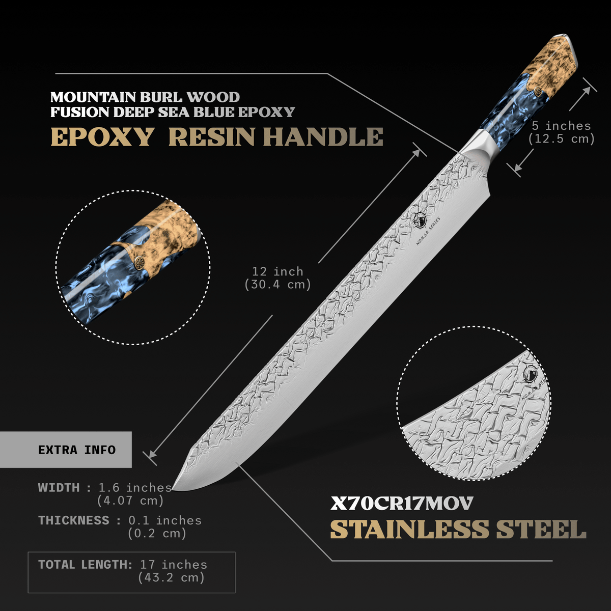 Nomad Series 12" Slicer - TheCookingGuild