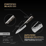 Onyx II Damascus Steel Petty Knife - TheCookingGuild