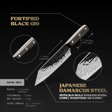 Onyx II Damascus Steel Bunka - TheCookingGuild