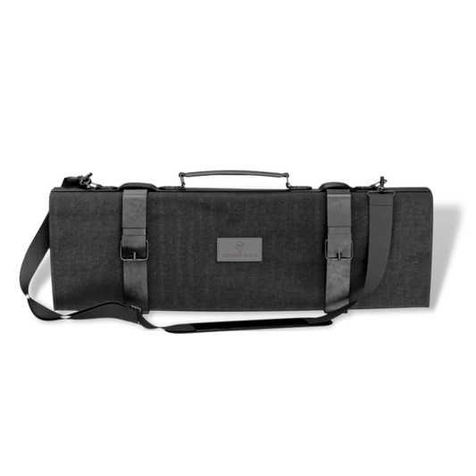 Heavy Duty Waxed Canvas Leather Knife Roll