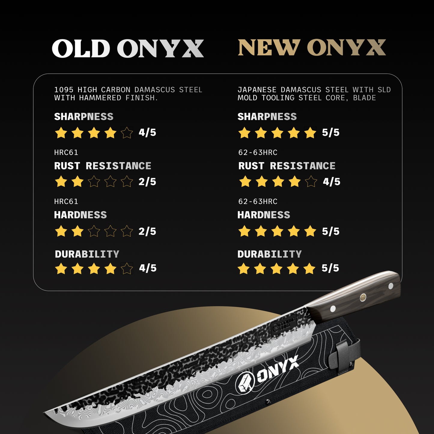 Onyx II Damascus Steel 12" Slicer