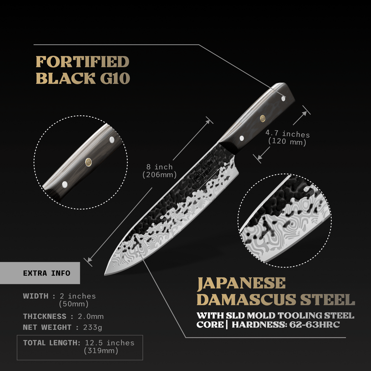 ONYX II Damascus Steel All Star Bundle - TheCookingGuild
