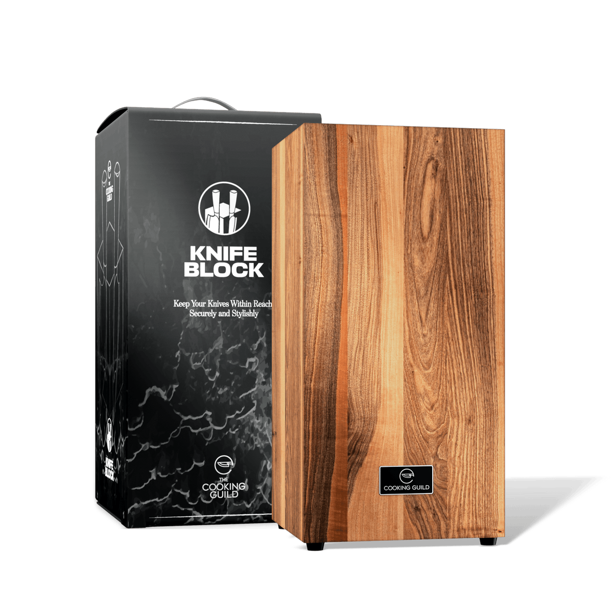 Acacia Magnetic Knife Block - TheCookingGuild