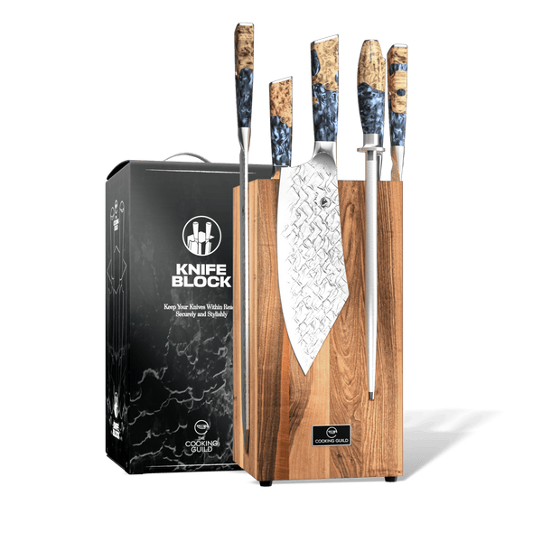 Acacia Magnetic Knife Block - TheCookingGuild