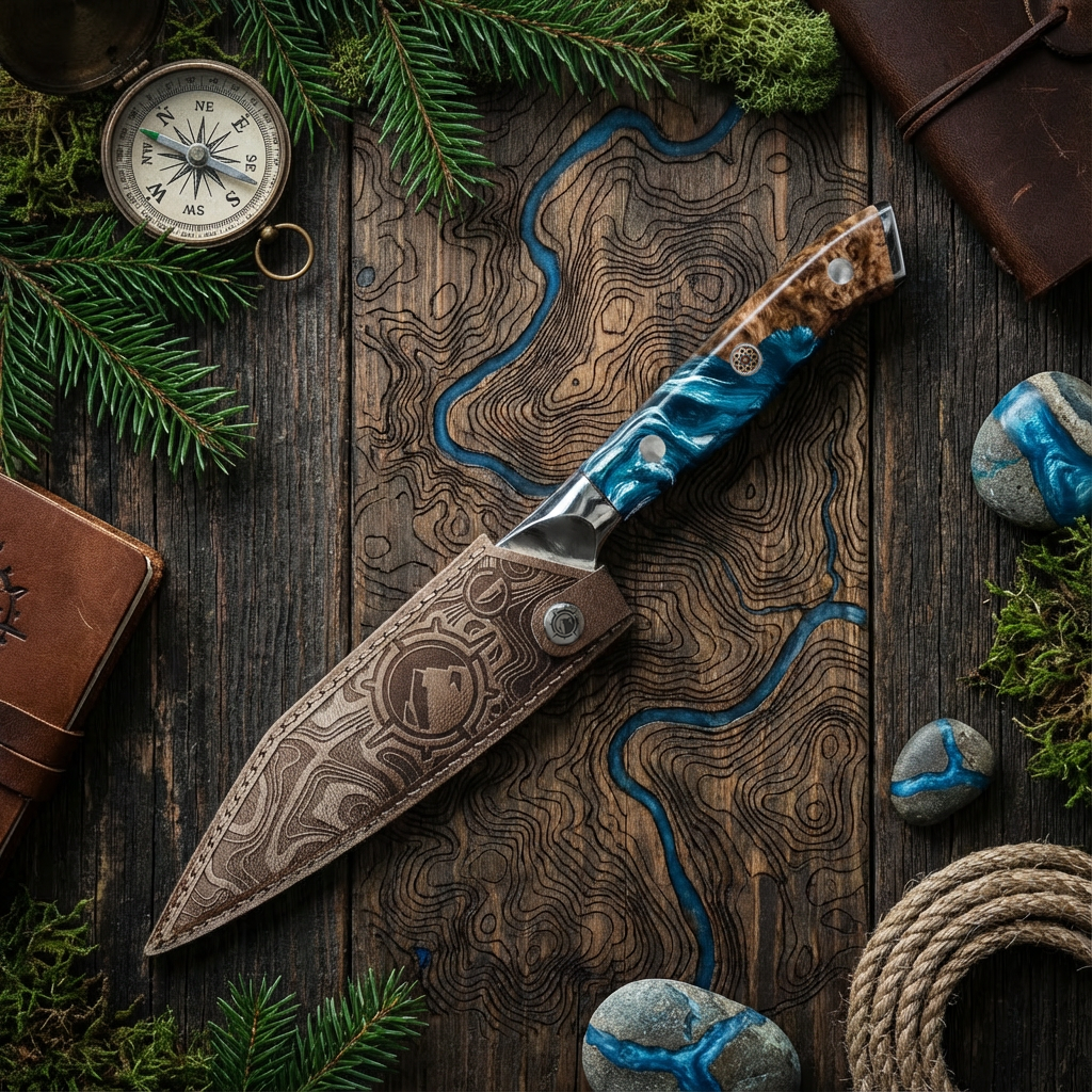 Nomad Damascus 5" Paring Knife
