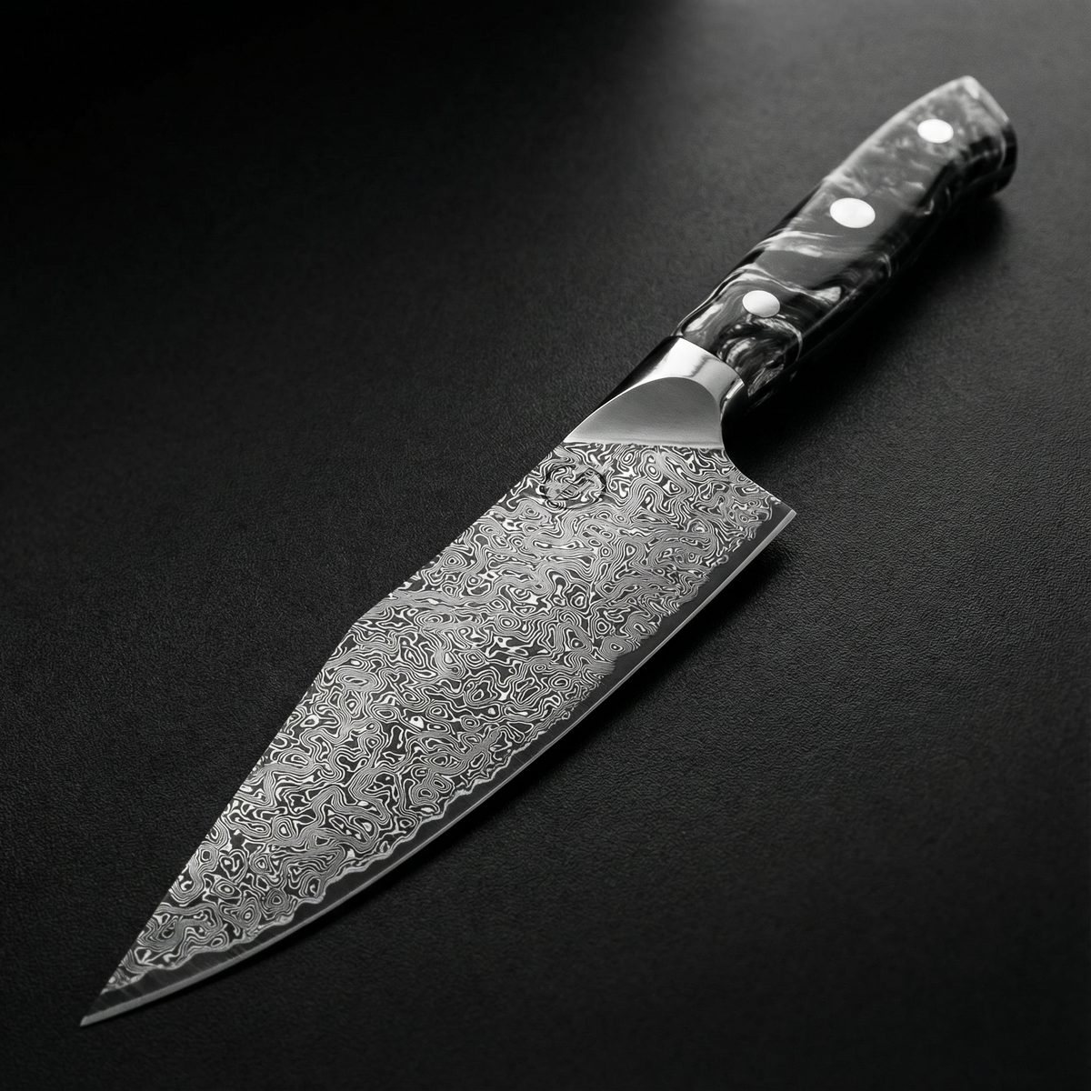 Nomad Blackout Damascus 8" Chef Knife