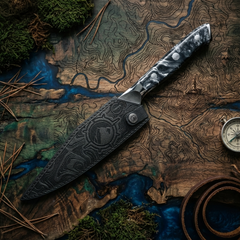 Nomad Blackout Damascus 8" Chef Knife