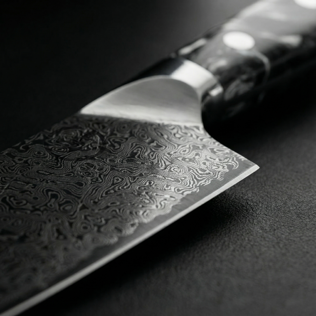 Nomad Blackout Damascus 8" Chef Knife