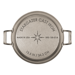 13.5-Inch Cast Iron Braiser