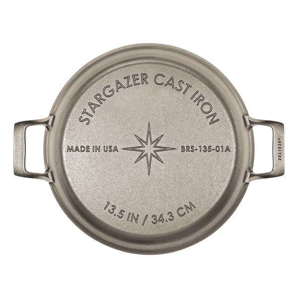 13.5-Inch Cast Iron Braiser