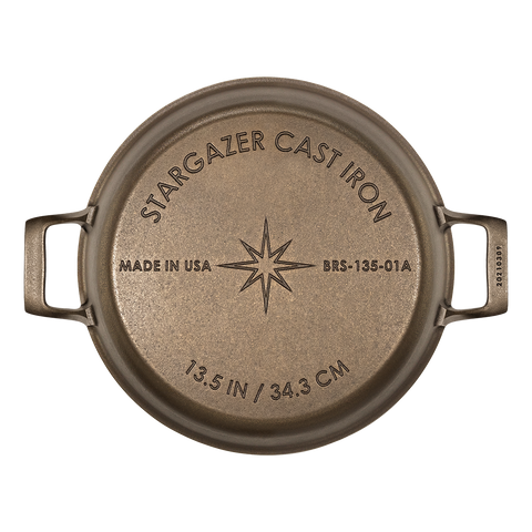 13.5-Inch Cast Iron Braiser