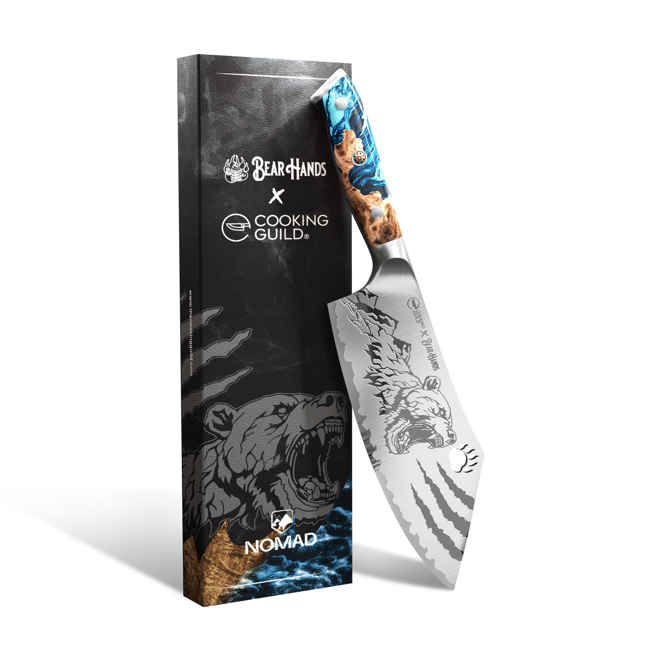 FoodWithBearHands Nomad San Mai Cleaver