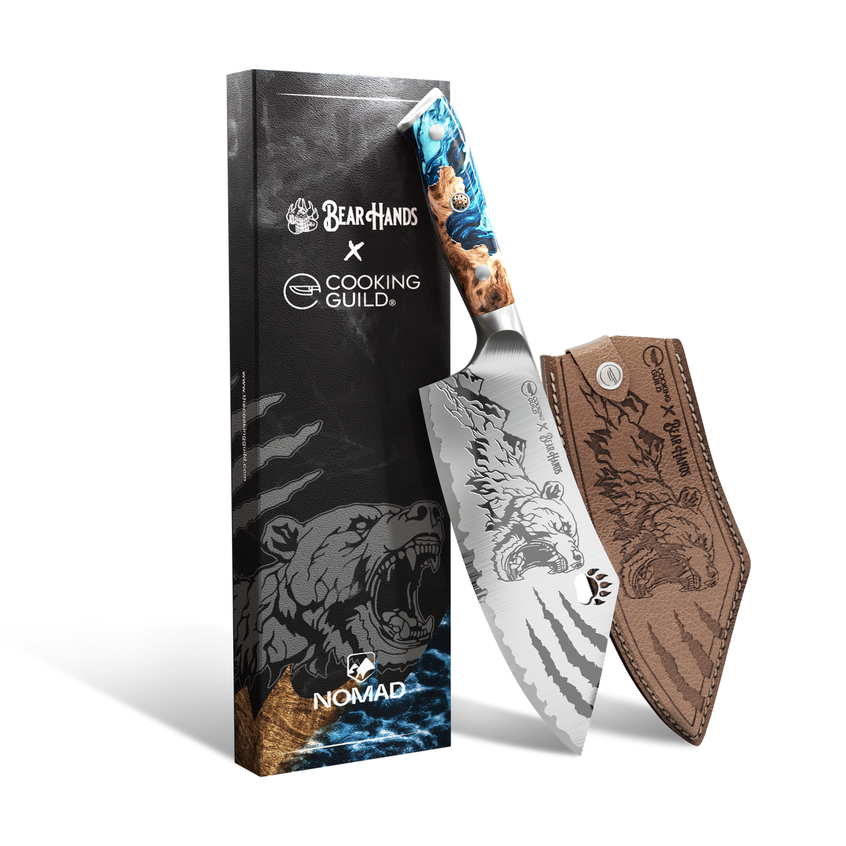 FoodWithBearHands Nomad San Mai Cleaver