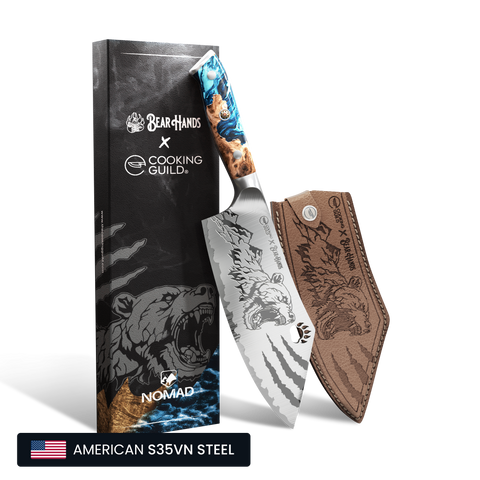 FoodWithBearHands Nomad San Mai Cleaver