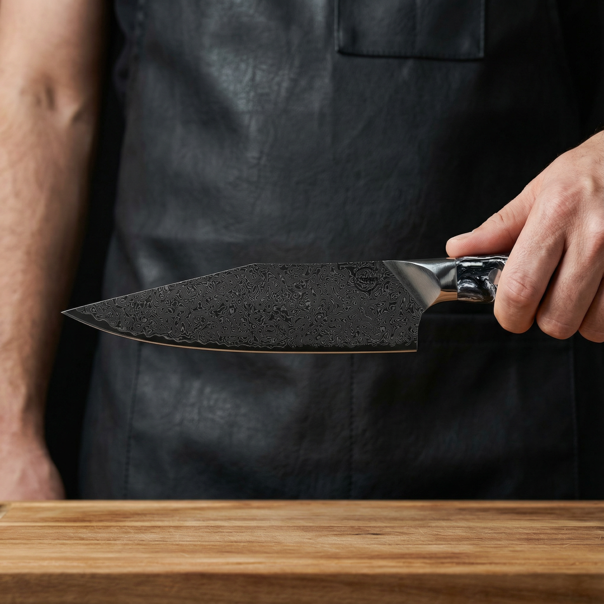 Nomad Blackout Damascus 8" Chef Knife