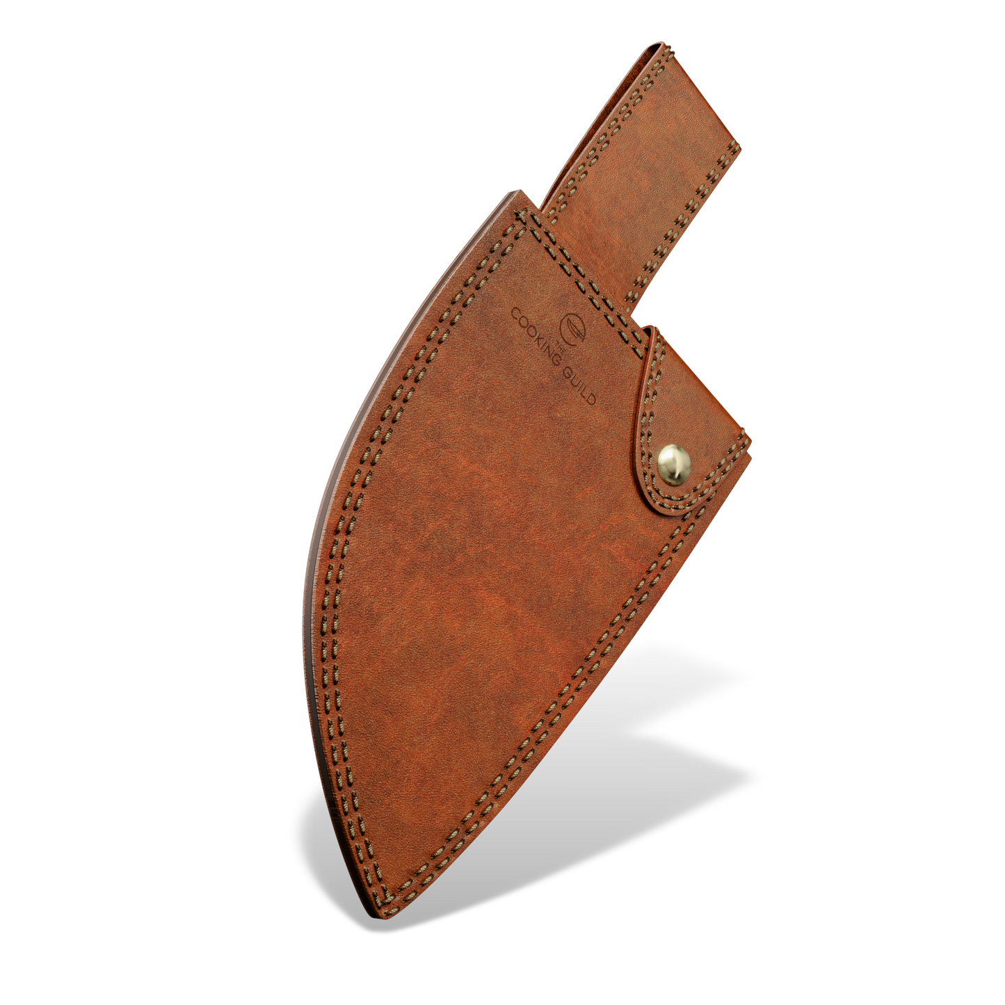 Rustic Cleaver Brown Leather Sheath
