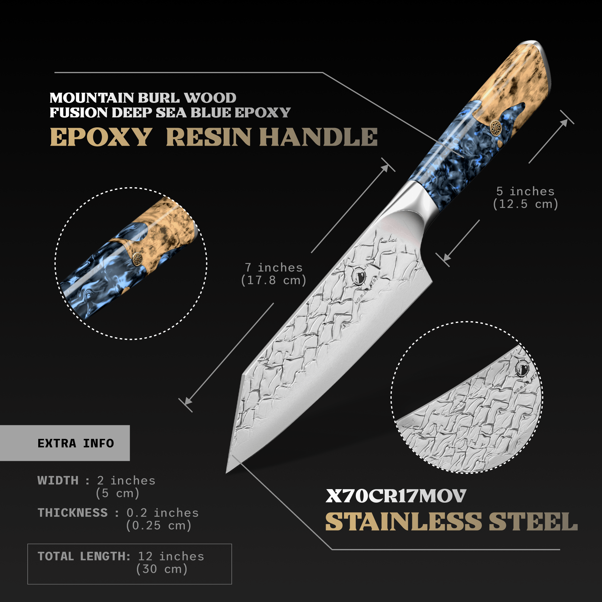 Nomad Series 7" Bunka - TheCookingGuild