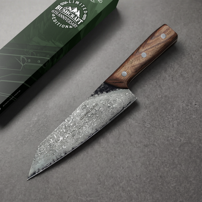 Guild VI Bushcraft Damascus 7” Bunka