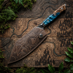Nomad Damascus 8" Cleaver