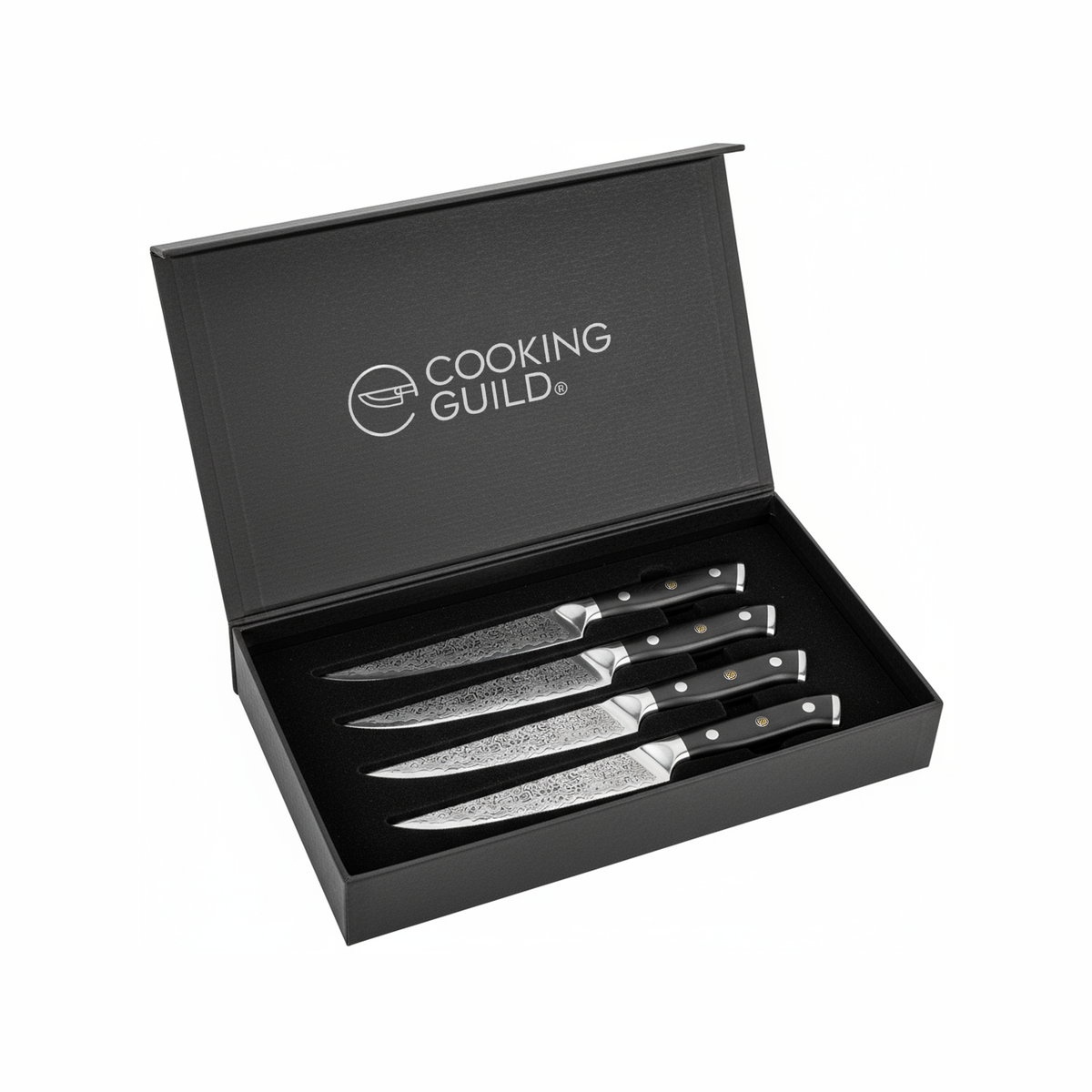 5" Damascus Steak Knives