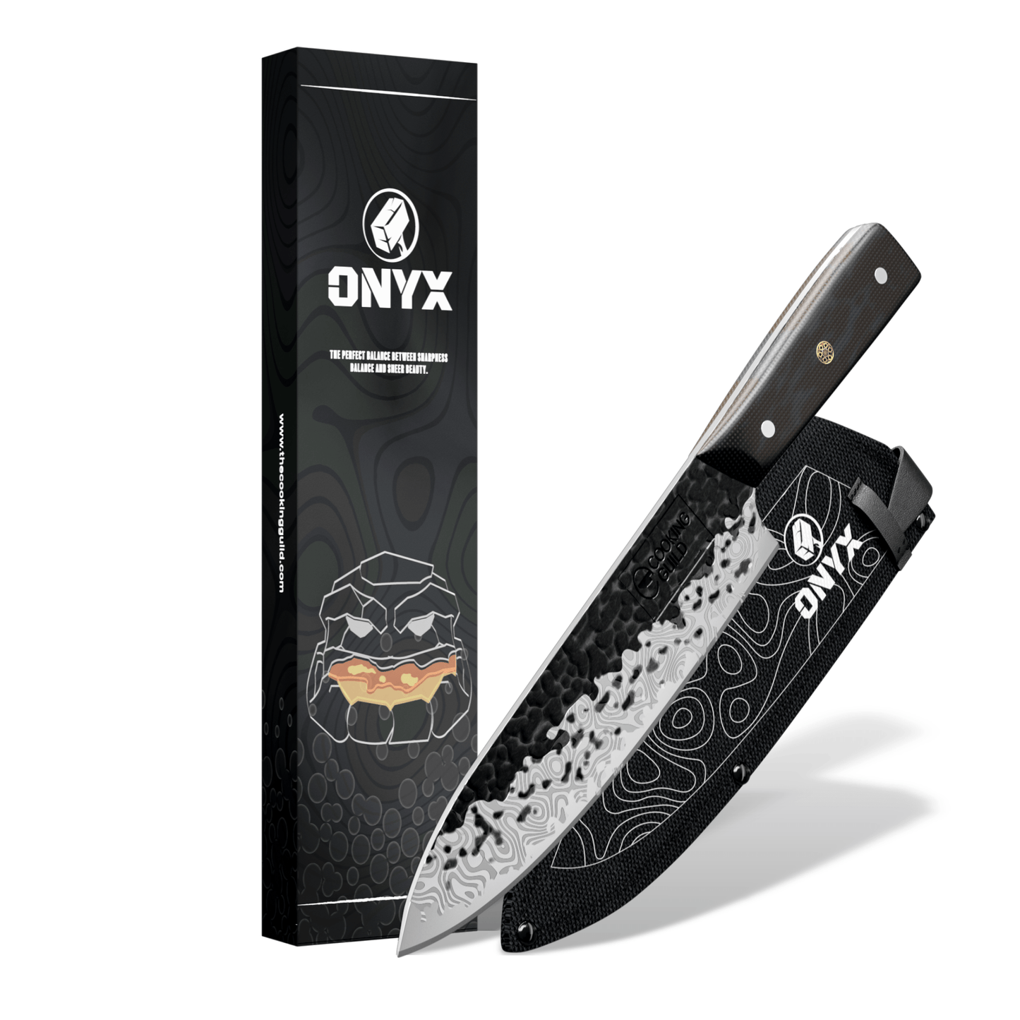 ONYX II Damascus Steel 8" Chef Knife