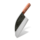 Rustic Hand Forged Serbian Cleaver - TheCookingGuild