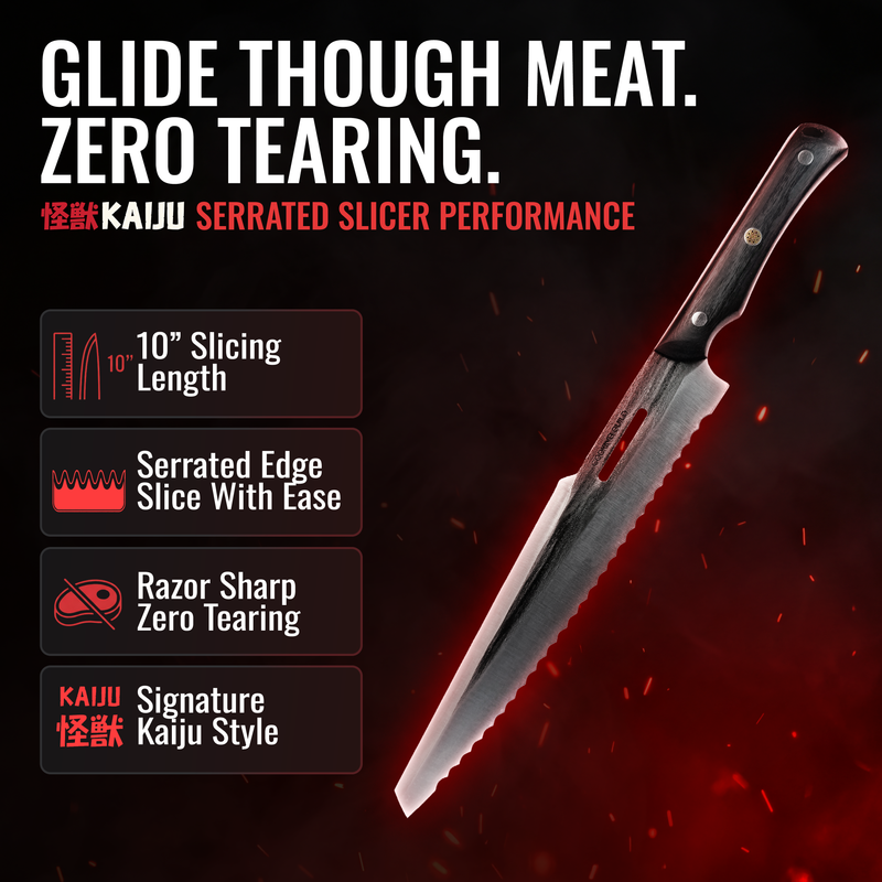 Kaiju 10" Serrated Slicer