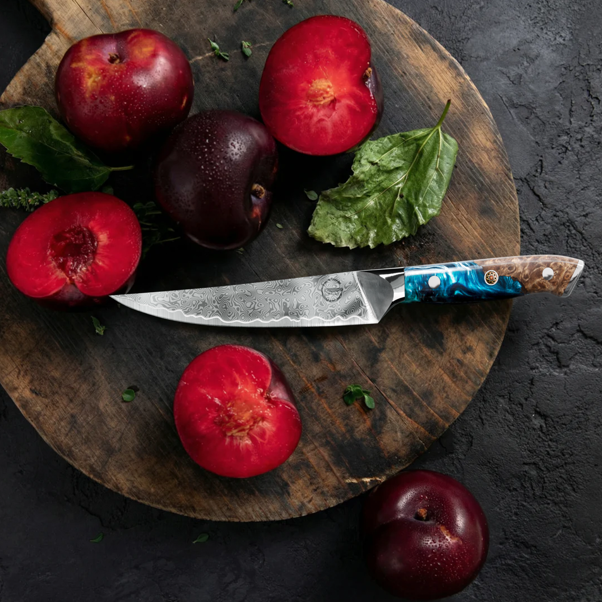 Nomad Damascus Steak Knife Set