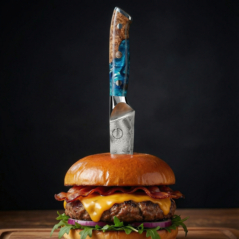 Nomad Damascus Steak Knife Set