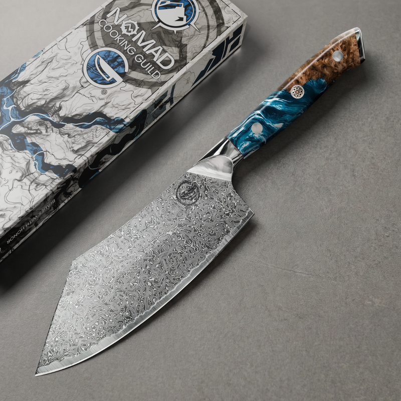 Nomad Damascus 8" Cleaver